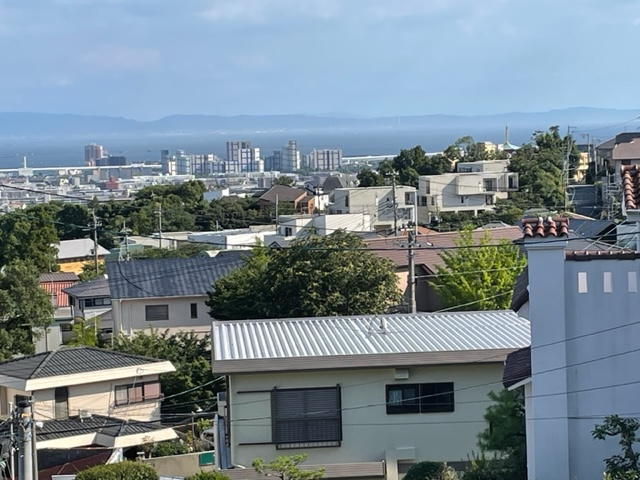 　大阪湾まで見渡せます♪