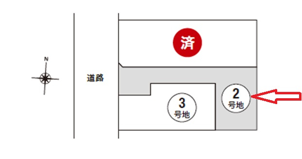 　区画図2号地