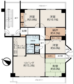 　間取り図