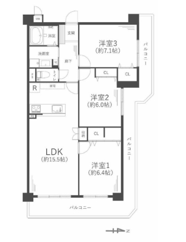 　間取図