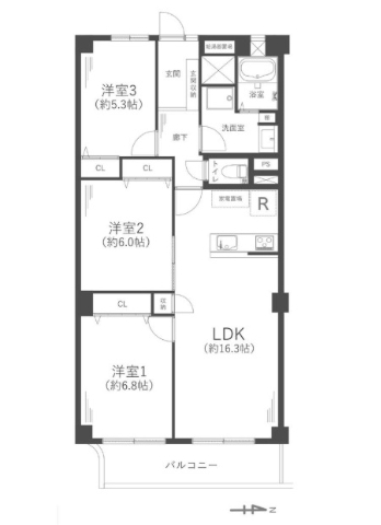 　間取り図
