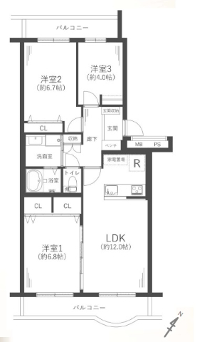　間取り図