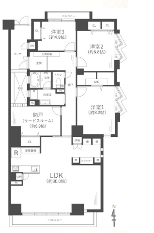 　間取り図