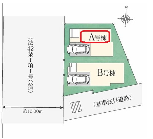 　区画図A号地
